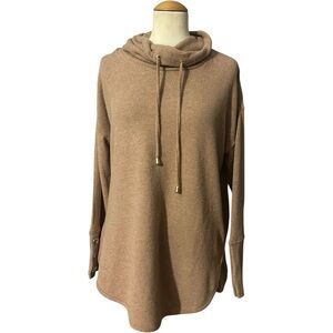 Ruby Rd Cowl Neck Sweater NWT Chestnut Size M
